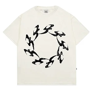 Camiseta Barra B Tribal Off White