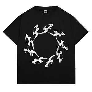 Camiseta Barra B Tribal Preta