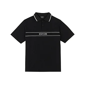Camiseta Disturb Work Polo in Black