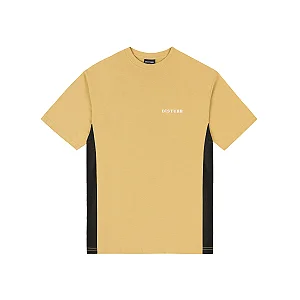 Camiseta Disturb Panels T Shirt in Beige