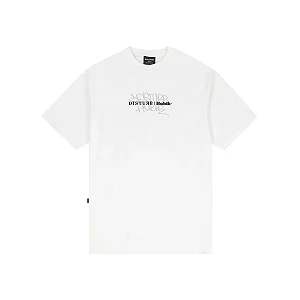 Camiseta Disturb x Hubik Tee in Off White