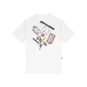 Camiseta Disturb Pocket Junk Tee in Off White