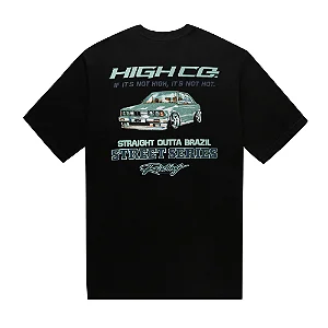 Camiseta High Company Tee Street Racing Black