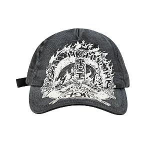 Boné High Company Ripstop 6 Panel Chain Black