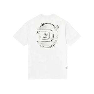 Camiseta Disturb Platinum T Shirt in Off White