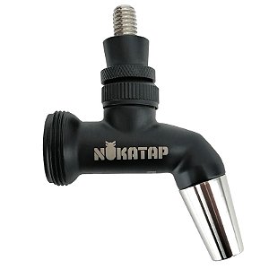 Torneira NUKATAP SS - Punisher Edition (Black Tap with SS Spout) SKU: KL26482