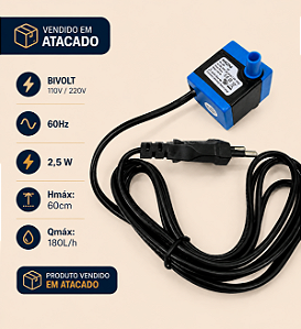 Bombinha Submersa para Fontes | Atacado DM Pets