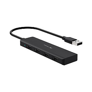 Hub USB 2.0 4 Portas HU-230BK Preto C3- Tech