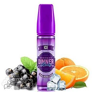 JUICE BLACK ORANGE CRUSH ICE - PREMIUM  - FREEBASE - DINNER LADY