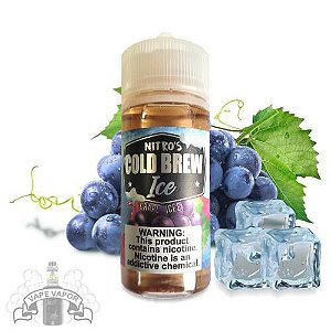 E-Liquido Grape Ice (FreeBase) - Nitro's Cold Brew