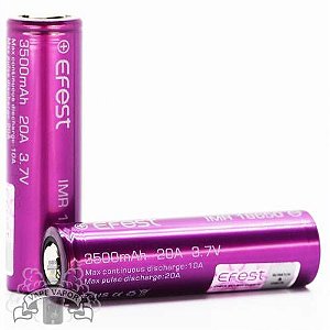 Bateria 18650 - PURPLE 3500mAh 20A 3.7V - EFEST