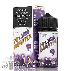 E-liquido Grape Limited Edition (Freebase) - PB & Jam Monster