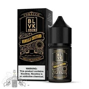 E-Liquido Tobacco Vanilla Custard (Nic salt) - BLVK Gold
