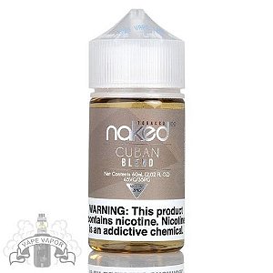 E- Liquido Tobacco Cuban Blend (Freebase) - Naked 100