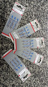Kit 5 Cartelas de Lâmina Serra Tico-Tico Metal U118G (pack com 15 peças) - 2608631770 - BOSCH