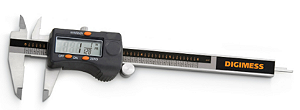 Paquímetro Digital, 3 em 1, 300m/12" (0.01mm/.0005"/1/128") - 100.172 - DIGIMESS
