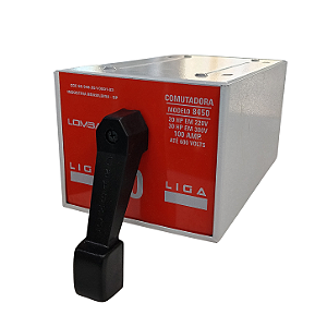 Chave Elétrica Trifásica Comutadora 100A/20HP - CM8450 - LOMBARDI