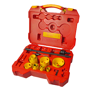 Jogo de Serras Copo Insdustrial de 19-76mm com 15 Peças - KFC11041-S - STARRETT