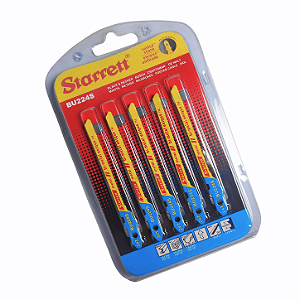 Kit 5 Lâminas para Serra Tico-Tico 50mm 24D - BU224S - STARRETT