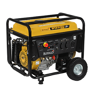 Gerador de Energia a Gasolina 8000W 7,2Kva Bivolt com Partida Manual e Elétrica BFGE8000 PLUS - 61536 - BUFFALO