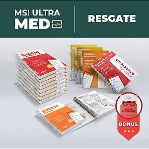 RESGATE MED Box: Apostilas e Livros - MS! Ultra MED+ ENEM 2022 - 2023