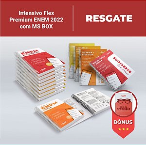 RESGATE MS Box: Apostilas e Livros - Intensivo Flex PREMIUM ENEM 2022