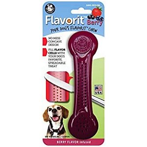 Brinquedo Mordedor p/ Cachorro Pet Qwerks Flavorit Berry G