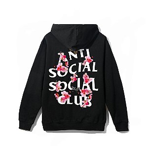 anti social social club kkoch black moletom com capuz