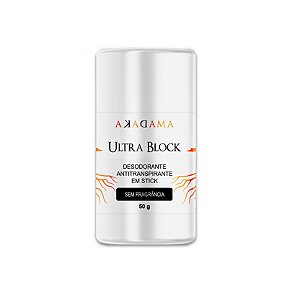 Desodorante Antitranspirante Stick Ultra-Block Sem Perfume 50g | Akadama