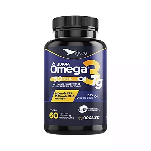 Suplemento Supra Ômega 3 50 DHA - 60 CGM - GLOBAL