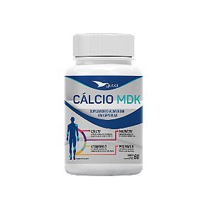 Cálcio com Magnésio, Vitamina D3 e K2 60 cáps MDK | Saúde Óssea e Imunidade | Global Suplementos