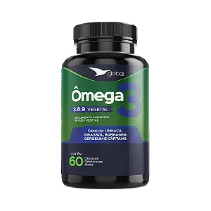 Suplemento Ômega 3-6-9 Vegetal - 60 CGM - GLOBAL
