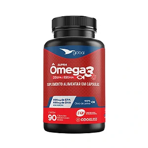 Suplemento Supra Ômega 3 (33 / 22) - IFOS - 90 CGM - GLOBAL