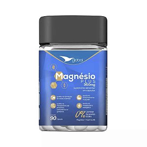 Suplemento Magnésio Plus + Vitamina B6 - 90 CPS - GLOBAL