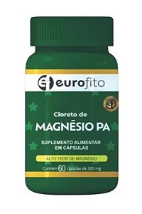 Suplemento Cloreto de Magnésio P.A - 60 CPS - EUROFITO