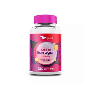 Óleo de Borragem - Rico em GLA Ômega-6 - 120 cápsulas | Global Suplementos