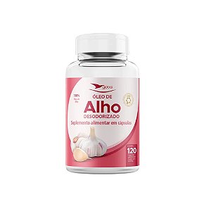 Óleo de Alho Desodorizado com Alicina 3mg - 120 cápsulas | Global Suplementos