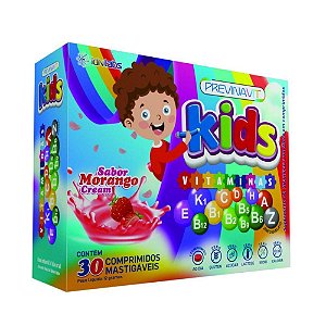 Polivitaminico Previnavit Infantil Mastigável - 30 CPDs - IDNLABS