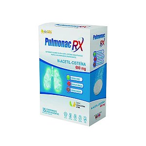 NAC N-Acetilcisteína Pulmonac RX - 15 CPDs Efervescente - IDNLABS