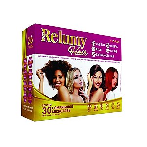 Biotina Vitamina Cabelo Pele Unhas Complexo B Zinco Relumy Hair | IdnLabs