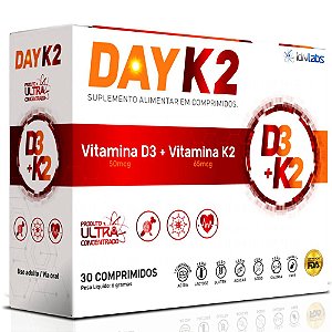 Suplemento DAY K2 (Vitamina D3 + K2) - 30 CPDs - IDNLABS