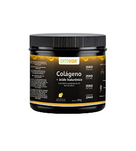 Colágeno (Tipo 2 e Hidrolisado) + Ácido Hialurônico Pó Abacaxi - ORTOVIDA