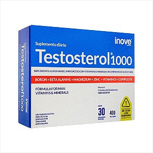 Suplemento Polivitaminico Testosterol 1000 - 30 CPD - INOVE