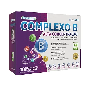 PrevinaVit Complexo B ULTRA Concentrado - 30 CPDs - IDNLABS