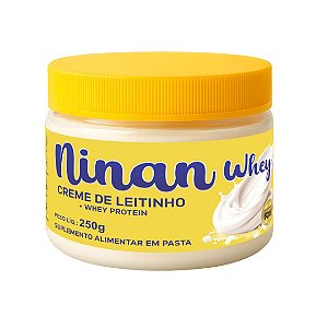 Snack Proteico com Whey Protein Sabor Creme de Leitinho 250g | Zero Açúcar Adicionado | NINAN Whey IdnLabs
