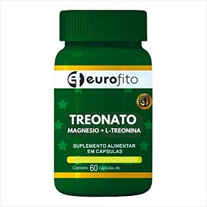 Suplemento L-Treonina + Magnésio - 60 CPS - EUROFITO