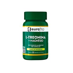 Magnésio Treonato (L-Treonina) 60 Cápsulas - Foco, Memória e Sono Profundo | Eurofito