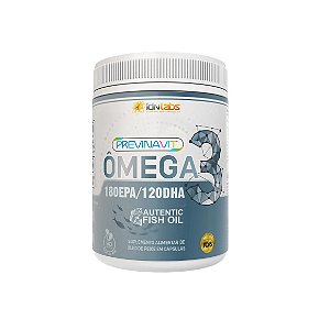 Ômega 3 Óleo de Peixe EPA 360mg + DHA 240mg 60 cápsulas | Coração, Cérebro e Visão | Previnavit IdnLabs