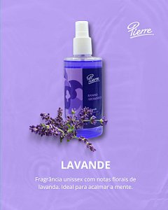 Body Splash Lavande 250ml Pierre Alexander Deo Colônia Fragrância Floral Lavanda Relaxante