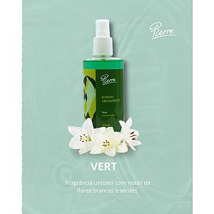 Body Splash Vert 250ml Deo Colônia Fragrância Verde Floral Refrescante | Pierre Alexander